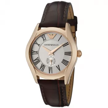 Relógio de quartzo de mulher ARMANI AR0678 35 mm aço inoxidável mostrador branco