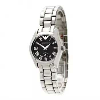 Relógio de quartzo de mulher Armani AR0695 28mm prateado aço inoxidável