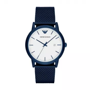 ARMANI AR11025 Relógio de homem 43mm Aço Inoxidável Quartzo Analógico Mostrador preto