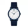 ARMANI AR11025 Relógio de homem 43mm Aço Inoxidável Quartzo Analógico Mostrador preto