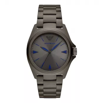 ARMANI AR11381 Relógio homem Quartzo Analógico 40 mm Aço inoxidável Mostrador azul