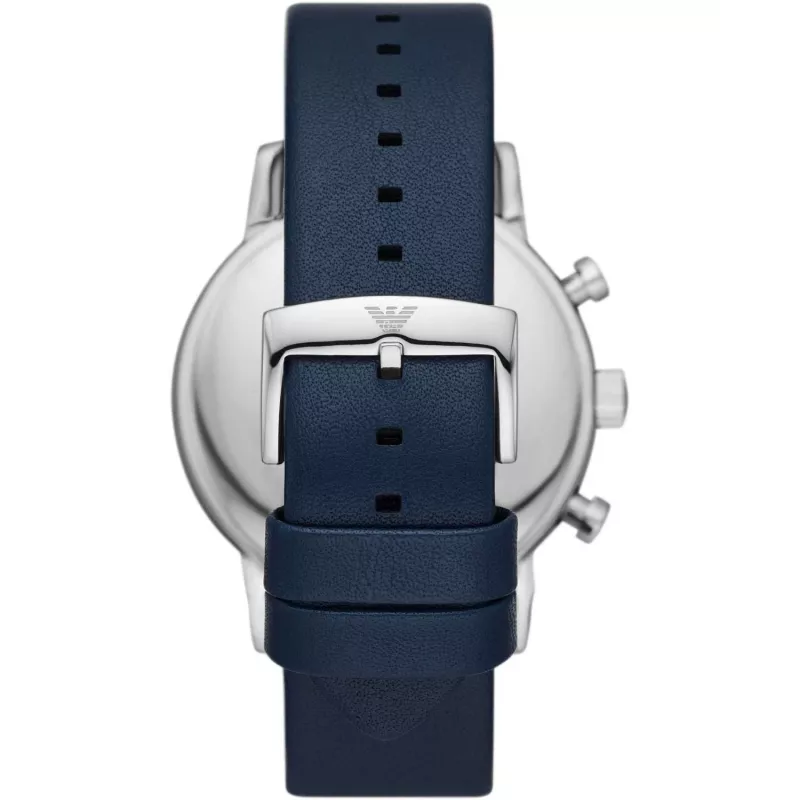Cronógrafo Armani AR11451 homem relógio de aço inoxidável 46mm