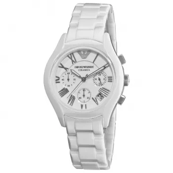 Relógio ARMANI AR1403 de homem cerâmica cronógrafo 42mm preto