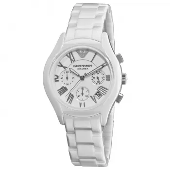Relógio de quartzo cronógrafo ARMANI AR1404 Ceramica unissexo 38mm cerâmica preta