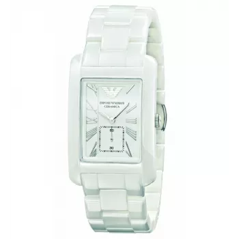 Relógio cronógrafo de quartzo de homem ARMANI AR1408 cerâmica 43mm preto