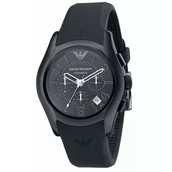 Relógio cronógrafo de cerâmica para homem ARMANI AR1430 42mm