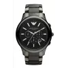 Armani AR1452 relógio cronógrafo de cerâmica homem 43mm preto