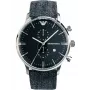 Relógio analógico de quartzo de homem ARMANI AR1690 43mm aço inoxidável mostrador preto