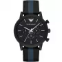 Relógio cronógrafo de quartzo de homem ARMANI AR1948 46mm aço inoxidável