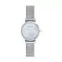 Armani AR1955 Relógio de quartzo mulher 32 mm Caixa de aço inoxidável Mostrador branco Pulseira de pele castanha