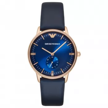 Relógio de homem ARMANI AR2071 40 mm aço inoxidável mostrador preto bracelete milanesa