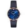 ARMANI AR2071 relógio de homem 40mm aço inoxidável mostrador preto bracelete de malha milanesa