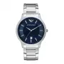 Relógio de homem Armani AR2477 cronógrafo de quartzo aço inoxidável mostrador azul 43mm