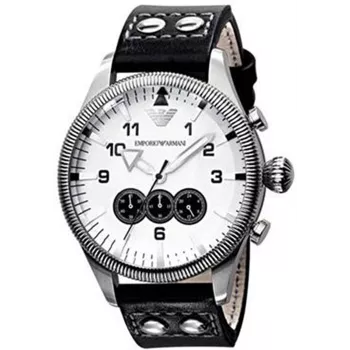 ARMANI AR5836 Relógio cronógrafo homem 44mm aço inoxidável castanho/ouro rosa