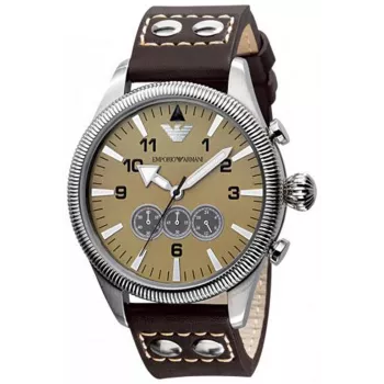 Cronógrafo de homem ARMANI AR5837 em aço inoxidável 44 mm
