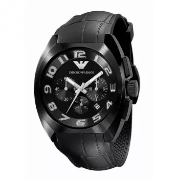 Armani AR5846 Homem Relógio cronógrafo analógico de quartzo 46mm Aço inoxidável tom ouro rosa