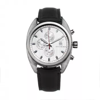 Relógio Armani AR5911 homem quartzo cronógrafo 42mm mostrador preto aço inoxidável
