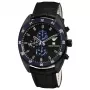 ARMANI AR5916 cronógrafo de homem de quartzo 42mm mostrador preto bracelete de aço inoxidável em tom de ouro rosa e silicone