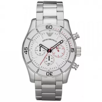 Relógio de homem ARMANI AR5932 45mm aço inoxidável ouro rosa PVD quartzo cronógrafo