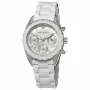 Relógio cronógrafo de mulher ARMANI AR5941 em aço inoxidável tom ouro rosa, 35 mm