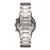 ARMANI AR80025 Relógio cronógrafo de quartzo de homem 43mm Aço inoxidável Mostrador azul