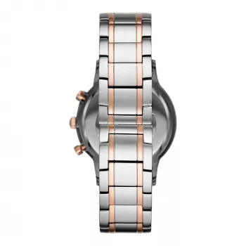 ARMANI AR80025 Relógio cronógrafo de quartzo de homem 43mm Aço inoxidável Mostrador azul