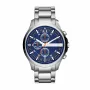 ARMANI EXCHANGE AX2155 Relógio de quartzo analógico para homem 46mm Aço inoxidável Mostrador preto