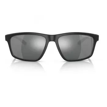 Óculos de sol de homem ARMANI EXCHANGE AX4122S80786G, preto, retangular, lente 59 mm, proteção 100% UV400