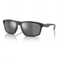 Óculos de sol de homem ARMANI EXCHANGE AX4122S80786G, preto, retangular, lente 59 mm, proteção 100% UV400