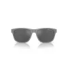 Armani Exchange AX4135S81806G Óculos de sol para homem quadrados preto mate cinzento-escuro espelhado prata 59 mm