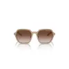 ARMANI EXCHANGE AX4139SU83421 Óculos de sol quadrados unissexo Havana Castanho Degradê 52mm