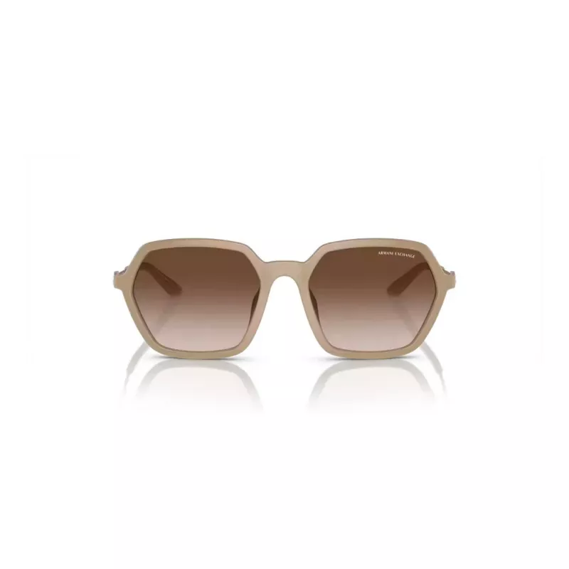 ARMANI EXCHANGE AX4139SU83421 Óculos de sol quadrados unissexo Havana Castanho Degradê 52mm