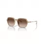 ARMANI EXCHANGE AX4139SU83421 Óculos de sol quadrados unissexo Havana Castanho Degradê 52mm