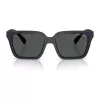 Armani Exchange AX4147S 610587 Óculos de sol para homem - Armação preta mate, lentes cinzento-escuro, 56 mm