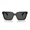 Armani Exchange AX4147S835773 Óculos de sol unissexo Havana armação lentes castanhas 56 mm