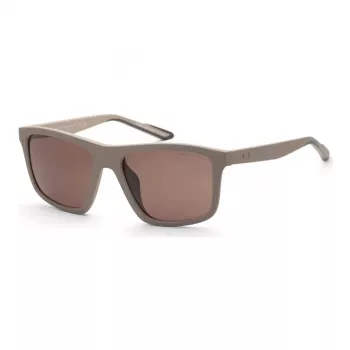 Óculos de sol retangulares de homem ARMANI EXCHANGE AX4149SU83617 Havana castanho armação de acetato lentes de policarbonato castanhas 56/18/145 mm