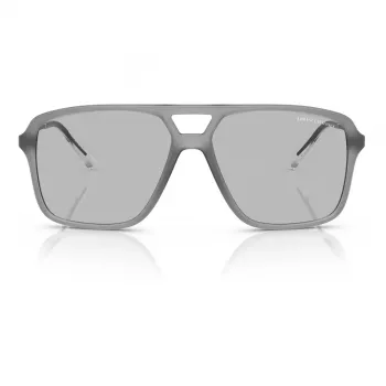 Óculos de sol de homem Armani Exchange AX4150SU83638 quadrados preto mate cinzento 59 mm