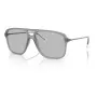 Óculos de sol de homem Armani Exchange AX4150SU83638 quadrados preto mate cinzento 59 mm
