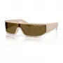 Armani Exchange AX4153SU83617 Óculos de sol unissexo - Armação preta, lentes cinzentas, Shield/Mask, 140 mm de largura da lente