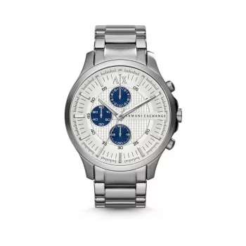 Armani Exchange relógio cronógrafo de homem AX2136 aço inoxidável 46mm