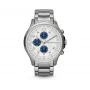 Armani Exchange relógio cronógrafo de homem AX2136 aço inoxidável 46mm