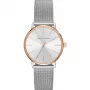 Relógio de quartzo analógico de mulher ARMANI EXCHANGE AX5537 36 mm prateado aço inoxidável
