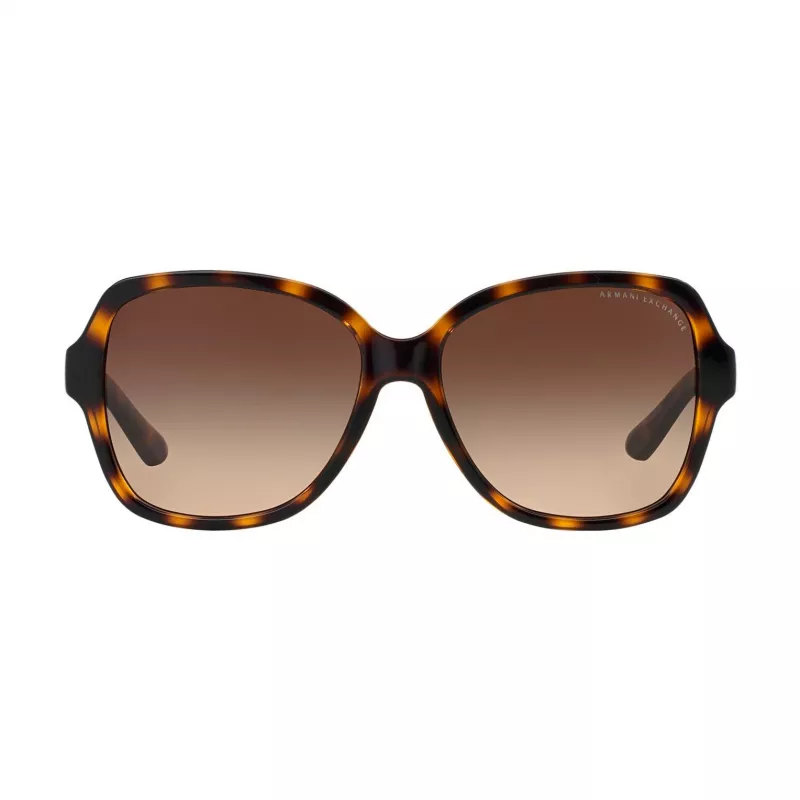 Óculos de sol de mulher ARMANI EXCHANGE AX4029S811713 armação de acetato Havana lentes castanhas 57mm