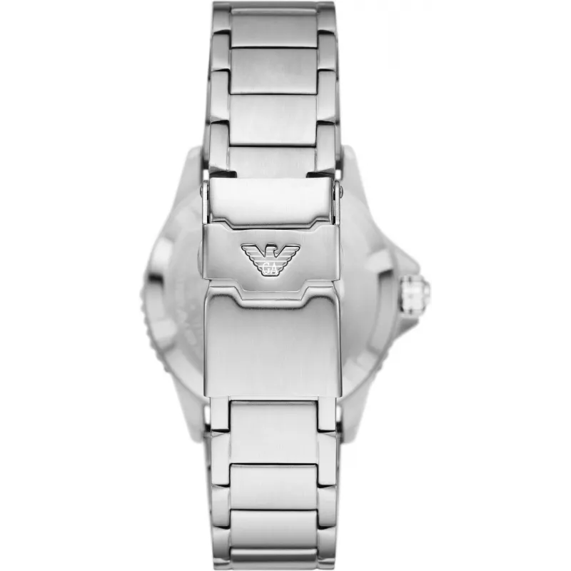 Relógio de homem ARMANI Man AR11589 analógico de quartzo 42mm mostrador azul prateado aço inoxidável