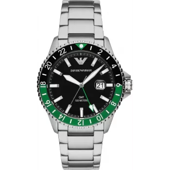 Relógio de homem ARMANI Man AR11589 analógico de quartzo 42mm mostrador azul prateado aço inoxidável