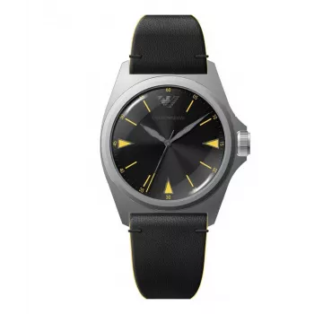 Armani Homem AR11330 Luigi Relógio de quartzo 40mm mostrador azul aço inoxidável