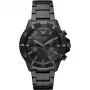 Cronógrafo de homem ARMANI AR11363 relógio de aço inoxidável 43mm mostrador preto
