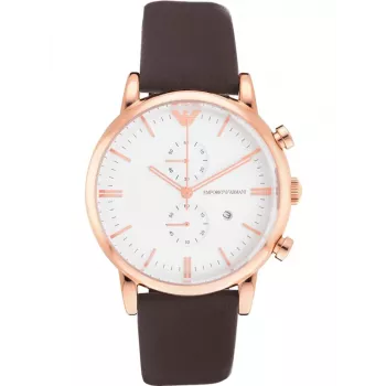 Relógio Armani para homem AR1936 43mm aço inoxidável quartzo cronógrafo