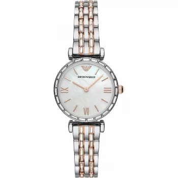 ARMANI Relógio de mulher AR11290 Quartzo Analógico 28mm Aço inoxidável Prateado