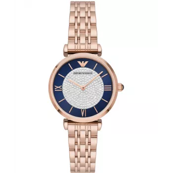 Relógio ARMANI para mulher AR11423 quartzo analógico 32mm aço inoxidável prateado